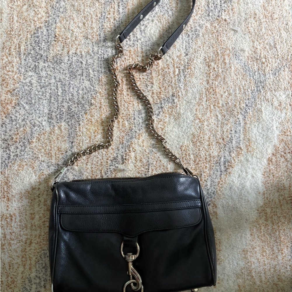 Rebecca Minkoff Black Leather Crossbody Bag